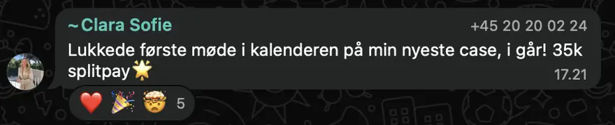 Win fra Clara Sofie