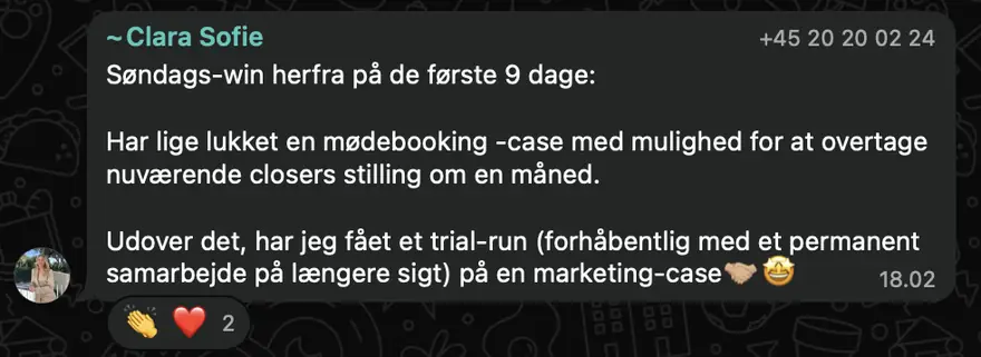 Win fra Clara Sofie